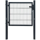 vidaXL 2D vrata za ogradu (jednostruka) antracit siva 106 x 130 cm Cijene