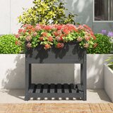  Sadilica s policom siva 82,5x82,5x81 cm od masivne borovine | Eponuda.ba