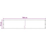  Balcony ekran Antracit 75 x 700 cm HDPE i Aluminij | shoptok.hr
