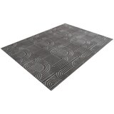 Kayoom RAVNO TKANA PREPROGA Calma 160/220 cm tkano antracit | Shoptok.si