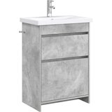 vidaXL Set namještaja za kupaonicu Betonska siva 61 x 40 x 84 5 cm - Betonska siva 61 x 40 x 84 5 cm Cijene