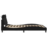  Okvir za krevet s uzglavljem crni 140x190 cm od umjetne kože | shoptok.hr