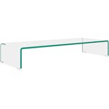  Stalak za TV /Monitor Prozirno Staklo 80x30x13 cm | shoptok.hr