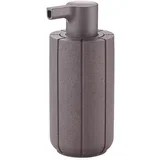 Temno siv dozirnik za milo iz poliresina 300 ml Kua –