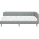  Kutni okvir kreveta Svijetlo siva 90 x 190 cm tkanina | Eponuda.ba