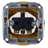  Elhard - Dvostruka keramička retro kućna utičnica sa okvirom SCHUKO 230V crna | Eponuda.com