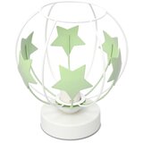  Dečija stona lampa STARS 1xE27/15W/230V zelena/bela | Eponuda.com