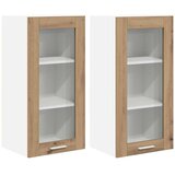 Viseći ormarić s vratima 2 pcs Umjetnički hrast 40 x 31 x 80 cm | shoptok.hr