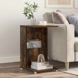  Bocni stol Dimljeni hrast 40 x 35 x 60 cm Konstruirano drvo | shoptok.hr