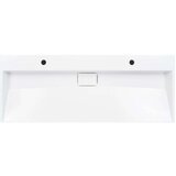  Umivaonik od lijevanih minerala/mramora 120 x 46 x 11 cm bijeli | shoptok.hr