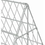  Kavez za zečeve Srebrno 215 x 100 x 85 cm Cinkani čelik | shoptok.hr