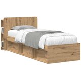  Glava kreveta s ormarićem Hrast artisan Konstruirano drvo | shoptok.hr
