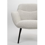 White Label Bel fotelj iz tkanine bouclé Dude – | Shoptok.si