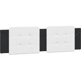  Okvir kreveta s LED-om bez madraca Zadar crno-bijeli 180 x 200 cm | shoptok.hr