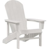 vidaXL 3-delni set vrtnarskega pohištva bel HDPE | Shoptok.si