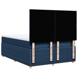  Krevet s oprugama i madracem plavi 140x200 cm od tkanine | shoptok.hr