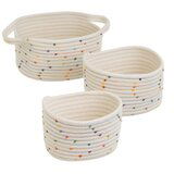 Casa Selección Tekstilne košare u setu 3 kom 30x18x14 cm – Cijene