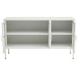 Premier Housewares Bijela željezna vitrina 140x80x45 cm Acier – | shoptok.hr