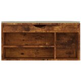 vidaXL Klupa za cipele s jastukom boja hrasta 104 x 30 x 49 cm iverica | shoptok.hr