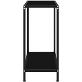  Konzolna mizica črna 60x35x75 cm kaljeno steklo, (20818259) | Shoptok.si