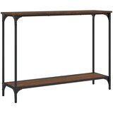  Konzolni stol boja hrasta 101x30 5x75 cm konstruirano drvo | shoptok.hr