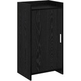 vidaXL Ormar za cipele Crni hrast 48 x 36 x 92 cm Konstruirano drvo Cijene