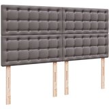 vidaXL otomanski okvir kreveta s madracima sivi 200x200cm umjetna koža | shoptok.hr