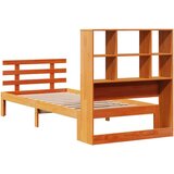 vidaXL Krevet s regalom za knjige bez madraca 90 x 190 cm od borovine | shoptok.hr