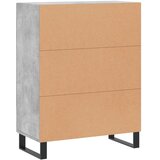  Komoda siva boja betona 69,5x34x90 cm od konstruiranog drva | shoptok.hr