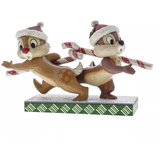 Jim Shore Chip 'n' Dale Candy Cane Christmas Figurine | ePonuda.com