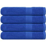 vidaXL Brisače za savno 4 kos modra 80x200 cm 360 g/m² 100% bombaž cene