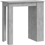 The Living Store Barska miza z regalom betonsko siva 102x50x103,5 cm - Barska Miza, (21420650) | Shoptok.si