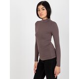 RUE PARIS Blouse-RV-BZ-5210.19-dark brown | Shoptok.si