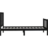  Za krevet od masivnog drva crni 100 x 200 cm | shoptok.hr