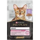 6 gratis! 30 x 85 g PURINA PRO PLAN Cat Adult - Adult Delicate Digestion s puretinom