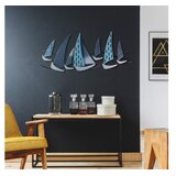 WALLXPERT Zidna dekoracija Uskuna 3, 51x120cm, Plava | Eponuda.ba