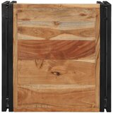 vidaXL kavna mizica 50x50x35 cm masivni les akacija | Shoptok.si