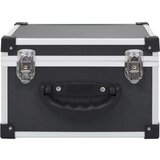 vidaXL Kutija za 40 CD-ova aluminijska ABS crna | shoptok.hr