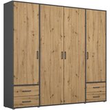Rauch Möbel omara s klasičnimi vrati, siva, hrast artisan | Shoptok.si