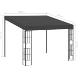  Zidna sjenica od tkanine 3 x 3 m antracit | shoptok.hr