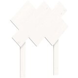  Kreveta s uzglavljem bijeli 90 x 200 cm od masivnog drva | shoptok.hr