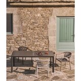 Kave Home Vrtna miza s kamnito mizno ploščo 80x140 cm Anafi – | Shoptok.si