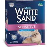 White Sand cat sensitive grudvajući posip 6l Cene