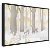  Slika - Fairy-Tale Forest (1 Part) Vertical - Third Variant 90x60 U crnom drvenom okviru | shoptok.hr