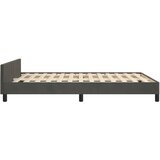  Okvir za krevet bez madraca tamnosivi 140 x 190 cm baršunasti | shoptok.hr