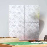  Stepenica Četvrtasti 4 pcs Srebrno 20 x 20 cm Aluminij | shoptok.hr