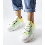Big Star Yellow-green sneakers Cene