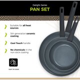 BE Living 3 -delni set ponev BE Living - Delight black (20-24-28 cm) | Shoptok.si