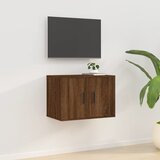 The Living Store Stenska TV omarica rjav hrast 57x34,5x40 cm - Stenska TV Omarica, (21376657) Cene