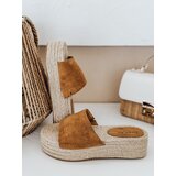 DStreet Klapki damskie SUMMERRY kamelowe | shoptok.hr